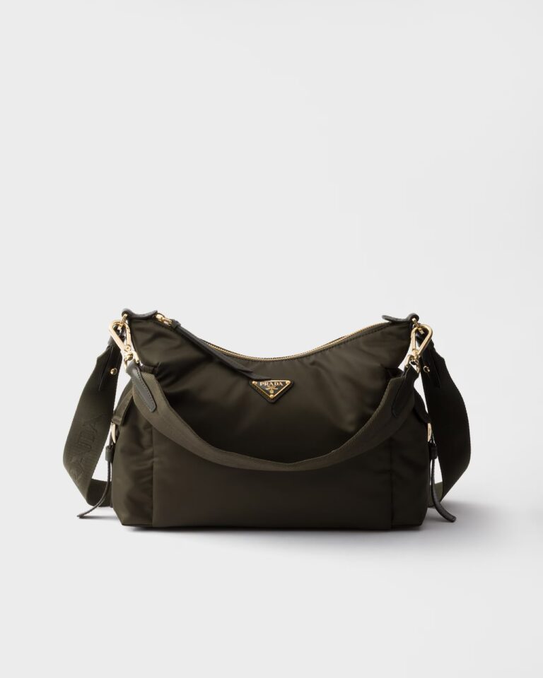 Grand sac Prada Explore en Re-Nylon et cuir